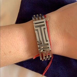 Tory Burch Silver Fit Bit Bracelet